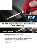 DETEKSI KERUSAKAN SISTEM PELUMAS