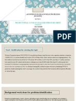 Technical Answers For Realworld Problems (ECE3999) : Project Title: Covid-19 Analysis Through Chest X-Rays