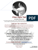 Chen Style Taiji: Come Learn Taiji's Original Form!