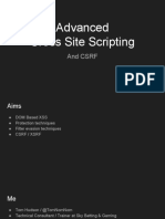 Advanced Cross Site Scripting: and CSRF