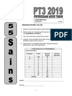 Pentaksiran Sains PT3 Julai 2019 PDF