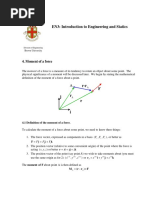 EN3: Introduction To Engineering and Statics: 4. Moment of A Force