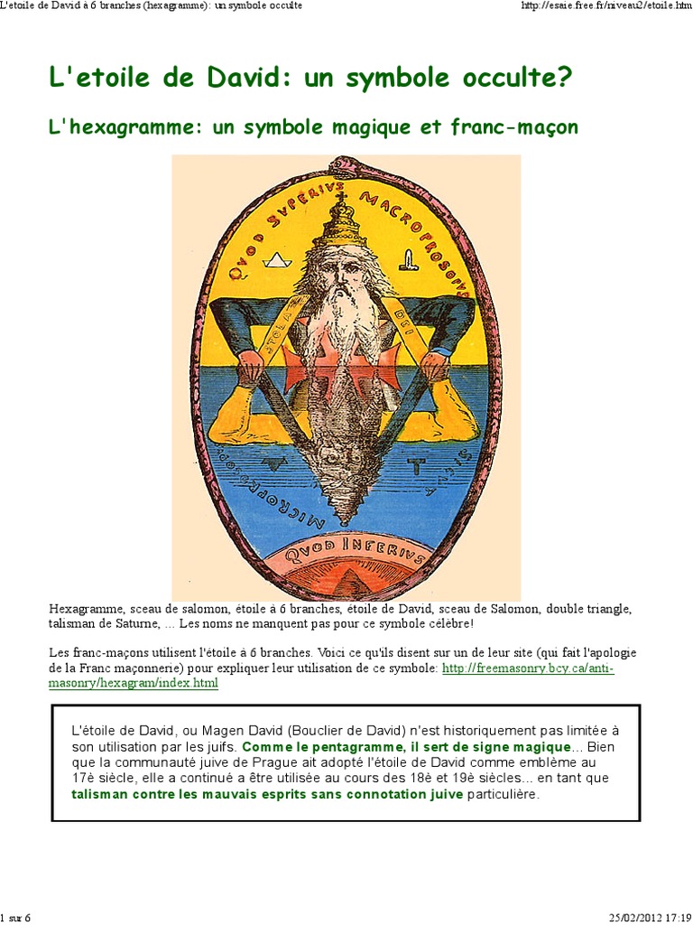 Etoile de David 3 | PDF | Anthropologie | religieuses
