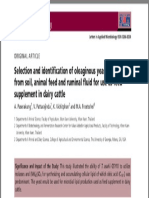 Selection and identification of oleaginous yeast isolated from soil, animal feed and ruminal fluid f.pdf