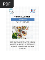 Cuadernillo de Vida Saludable Secundaria | PDF | Nutrición | Dieta y ...