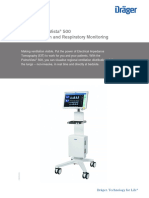 Dräger Pulmovista 500 Icu Ventilation and Respiratory Monitoring