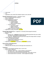 Electromagnetism Notes Ch 8