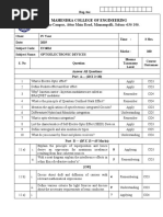 Salem-Campus, Attur Main Road, Minnampalli, Salem - 636 106.: Mahendra College of Engineering