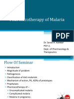 Pharmacotherapy of Malaria: Dr. Sonali R. Karekar PGY-2, Dept. of Pharmacology & Therapeutics