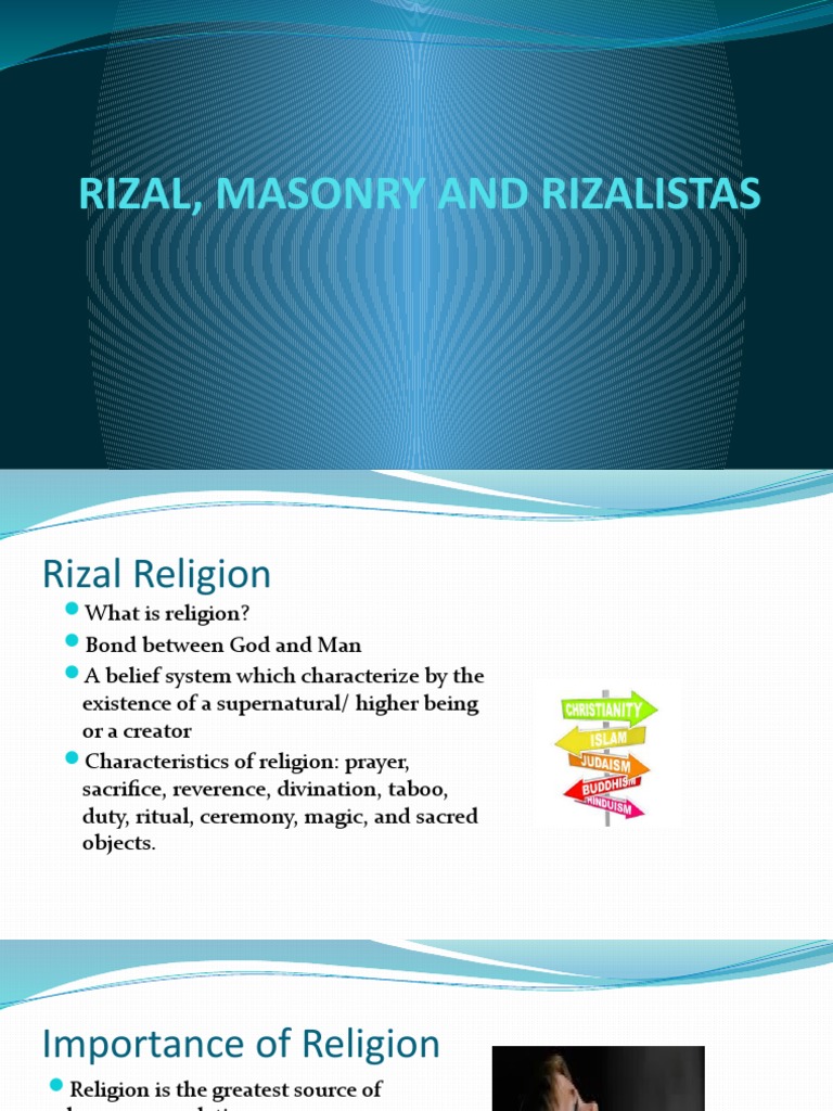 Rizal, Masonry, and Rizalista Beliefs | PDF | Freemasonry | Altar