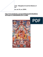 Mongolian Art and The Dilemma of Himalay PDF