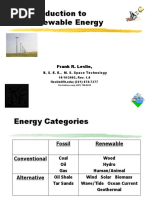 An Introduction To Renewable Energy: Frank R. Leslie