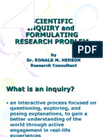 MPA RES 1 - Scientific Inquiry