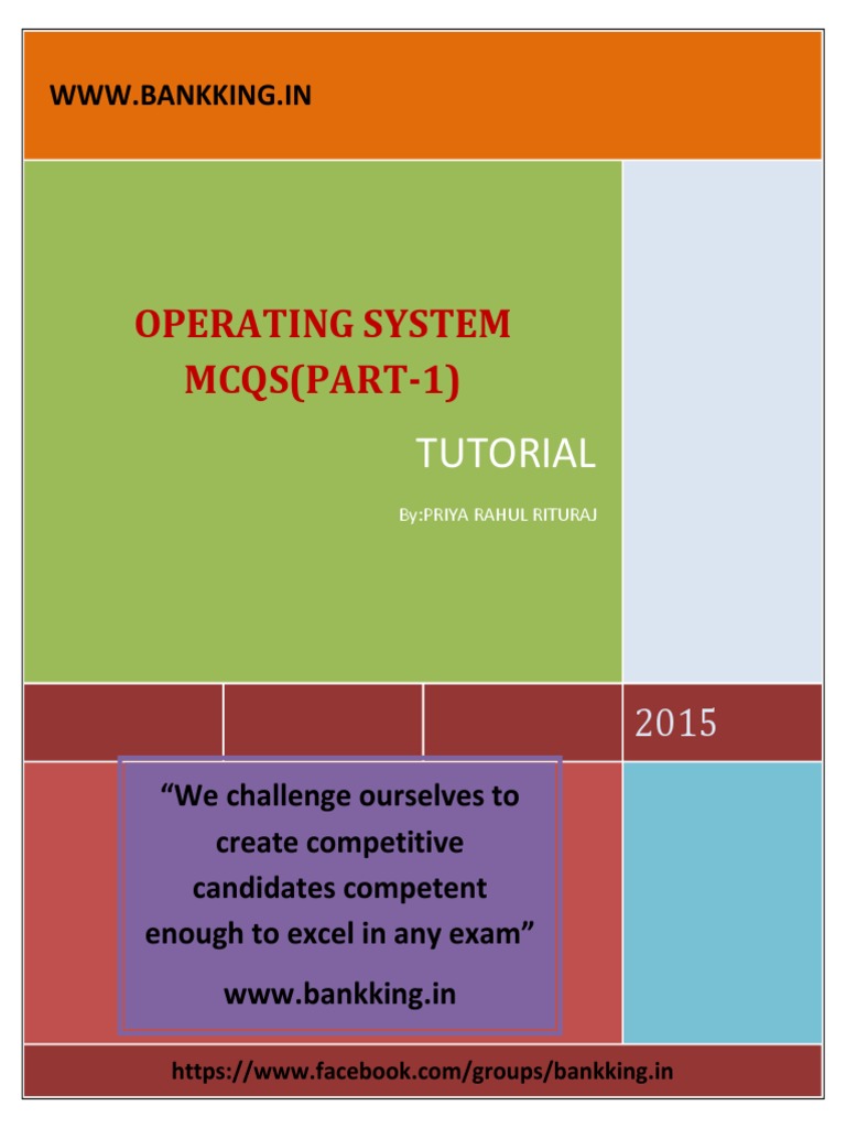 Operating System MCQs Part 1 | PDF | Scheduling (Computing) | Process ...