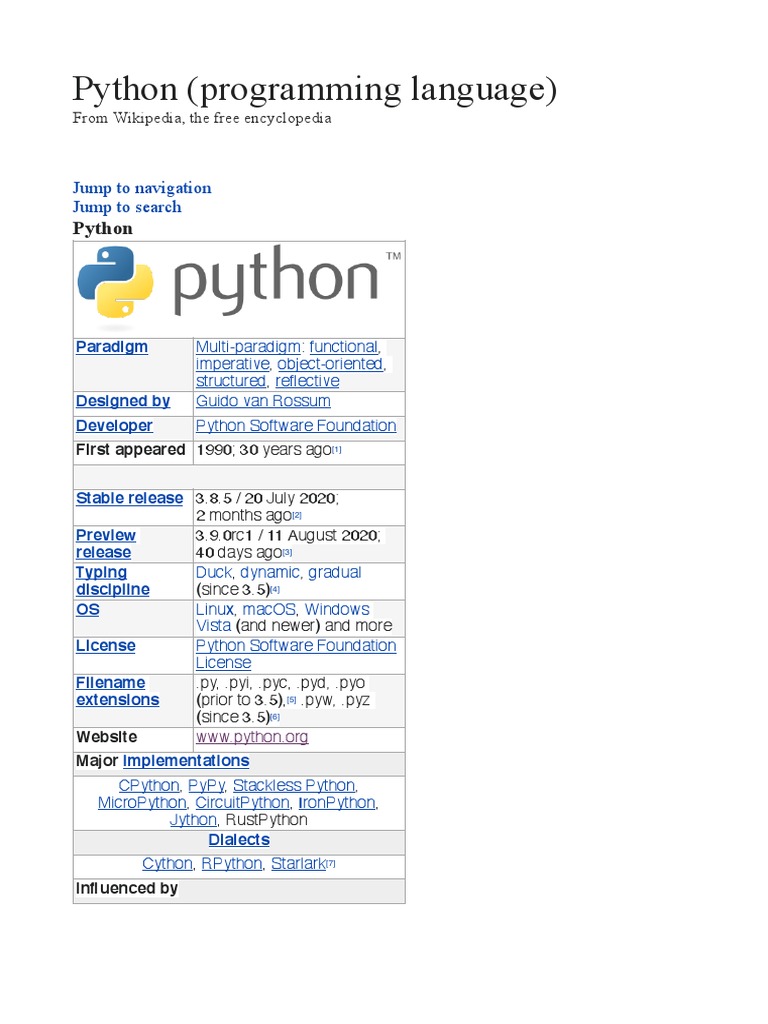 Pyton PDF | PDF | Python (Programming Language) | Computer Programming