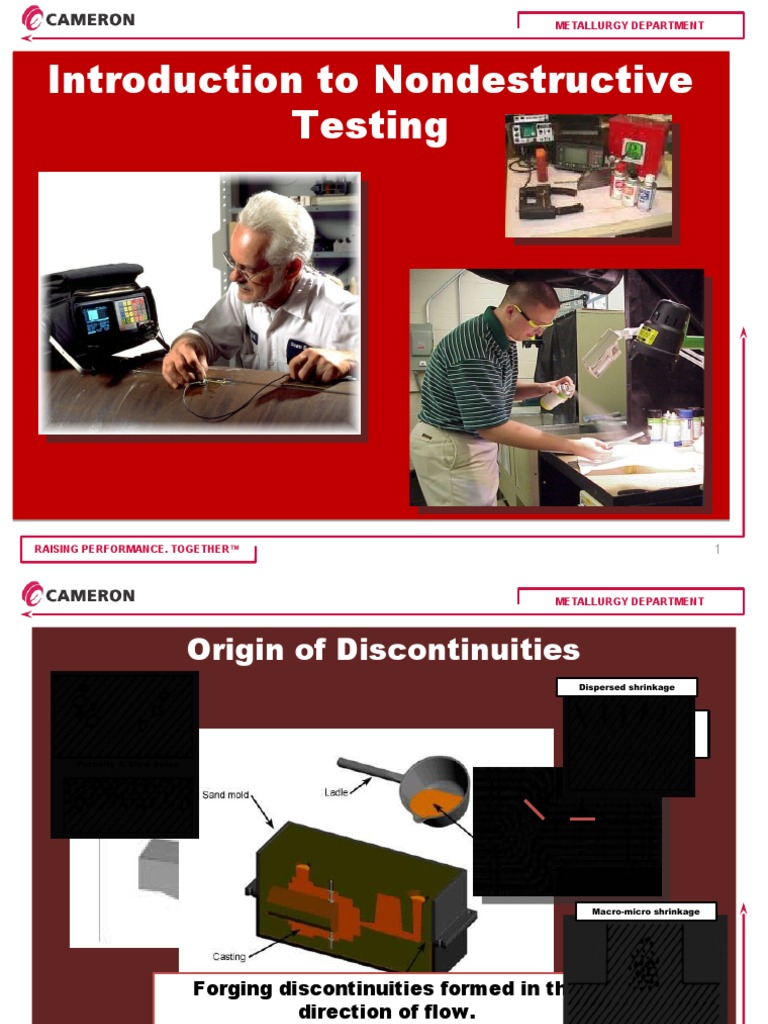 Module 10 - Introduction To NDE2 | PDF | Nondestructive Testing ...