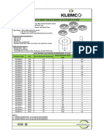 Hot Dipped Galvanized Washer Technical Data