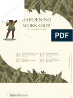 Gardening Workshop by Slidesgo