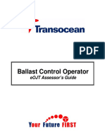 Ballast Control Operator: eOJT Assessor's Guide