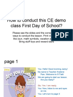 2 How To Conduct This CE Demo Class