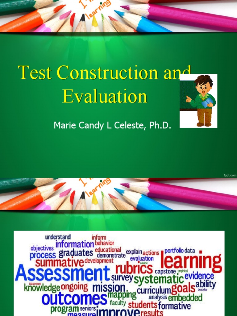 Test Construction and Evaluation Guide | PDF | Educational Assessment ...