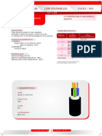 Low Voltage (LV) 0.6 KV / 1Kv Underground Cables