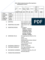 Computer Literacy Activity