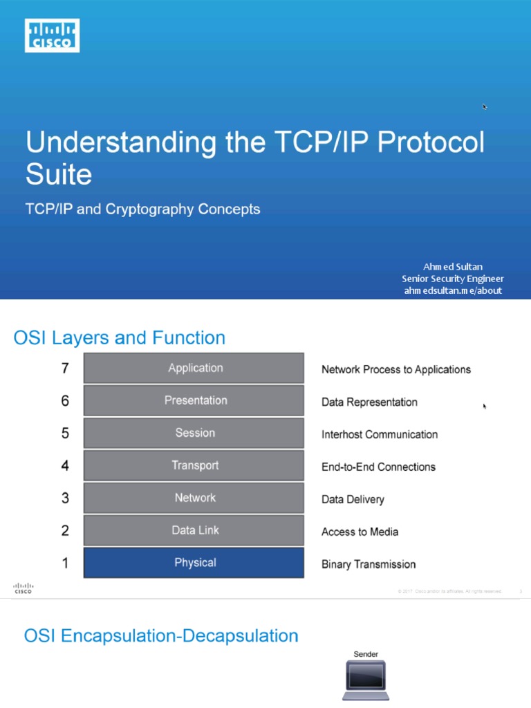 01 - Understanding The TCP-IP Protocol Suite | PDF