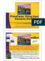 Primefaces: String Input Elements (Part I) : For Live Training On JSF 2, Primefaces, or Other