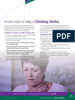 Know How To Help A Choking Victim: Members