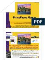 Primefaces Menus: For Live Training On JSF 2, Primefaces, or Other