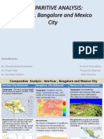 Comparitive Analysis: Amritsar, Bangalore and Mexico City Comparitive Analysis: Amritsar, Bangalore and Mexico City