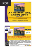 JSF: Installation, Setup, & Getting Started: For Live Training On JSF 2, Primefaces, or Other