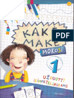 Kakė Makė Mokosi 1 Ikimokyklinukams PDF