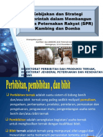 Kebijakan Dan Strategi Pemerintah Dalam Membangun SPR Kambing Dan Domba 12 10 2015