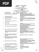 Nikah Form English Blank Bangla | PDF | Marriage | Social Conventions