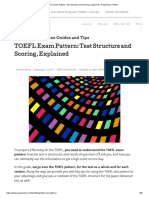 TOEFL Exam Pattern - Test Structure and Scoring, Explained - PrepScholar TOEFL PDF