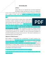 Ratio analysis guide