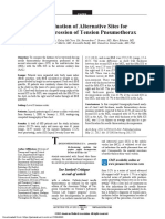 Radiologic Evaluation of Alternative Sites For Needle Decompression of Tension Pneumothorax