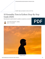 10 Normality Tests-Python (Step-By-Step Guide 2020) _ Towards Data Science