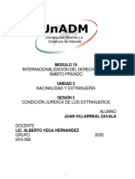 Modulo 15: Internacionalización Del Derecho en Su Ámbito Privado