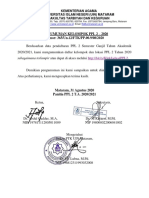 Surat Pengumuman Kelompok Dan Jadwal PPL2 PDF