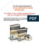 Vintage Blueprints Cash Bonanza!: The LINKS To Your THREE Included Bonuses Are at The End of This Guide!