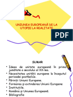 Uniunea Europeană de La Utopie La Realitate