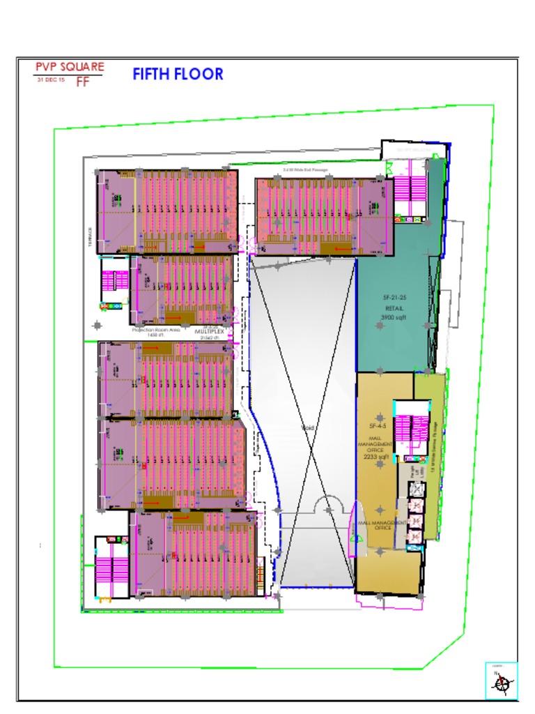Fifth Floor Mall Layout Overview | PDF | Buildings And Structures