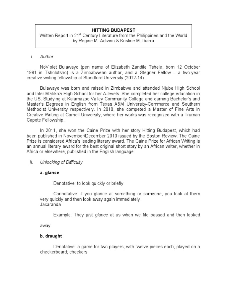 Hitting Budapest PDF Entertainment (General)