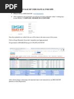 BSE StAR MF USER MANUAL FOR MFD PDF