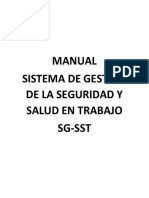 Manual de Seguridad y Salud en El Trabajo