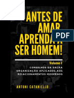 Antesdeamaraprendaaserhomem VolumeI PDF