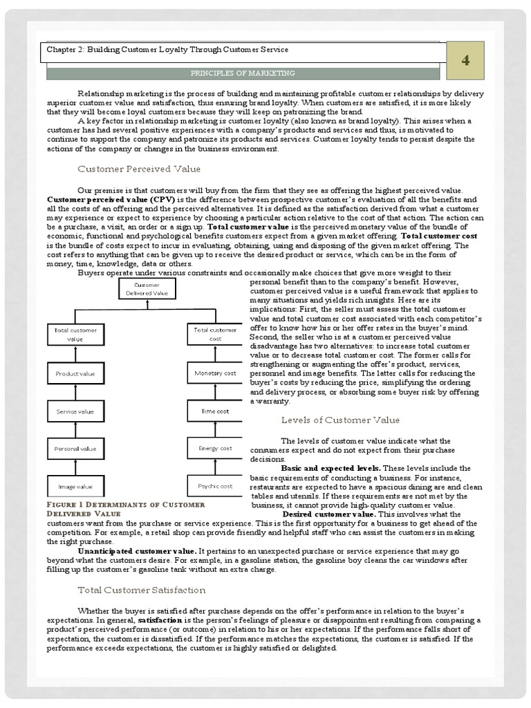 Building Customer Loyalty Through Value | PDF | Customer Satisfaction ...